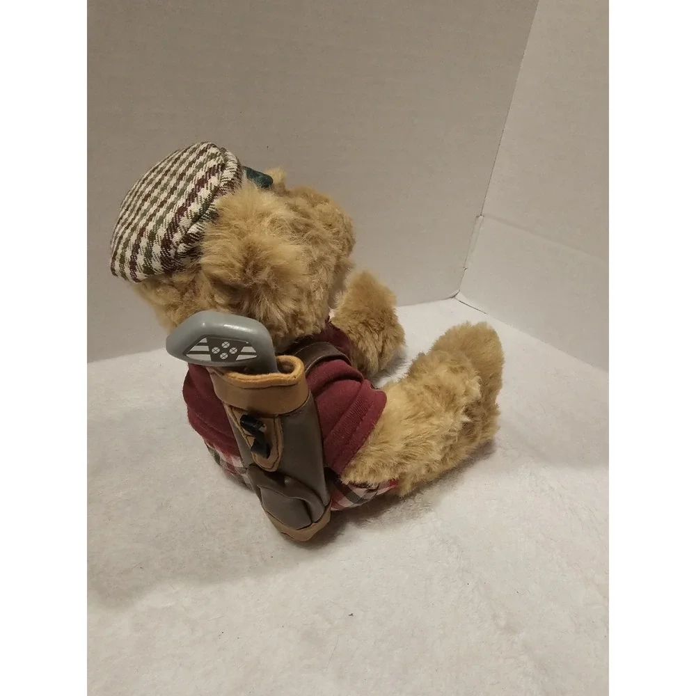 Russ CHIP Plush Teddy Bear Golfer Outfit Backpack Plaid‎ Shorts 8
